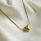Anti tarnish Solid Heart Shaped Pendant
