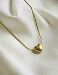 Anti tarnish Solid Heart Shaped Pendant