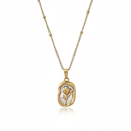Anti Tarnish Tulip Necklace