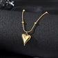 Anti Tarnish Heart Shape Pendent with Ball Chain