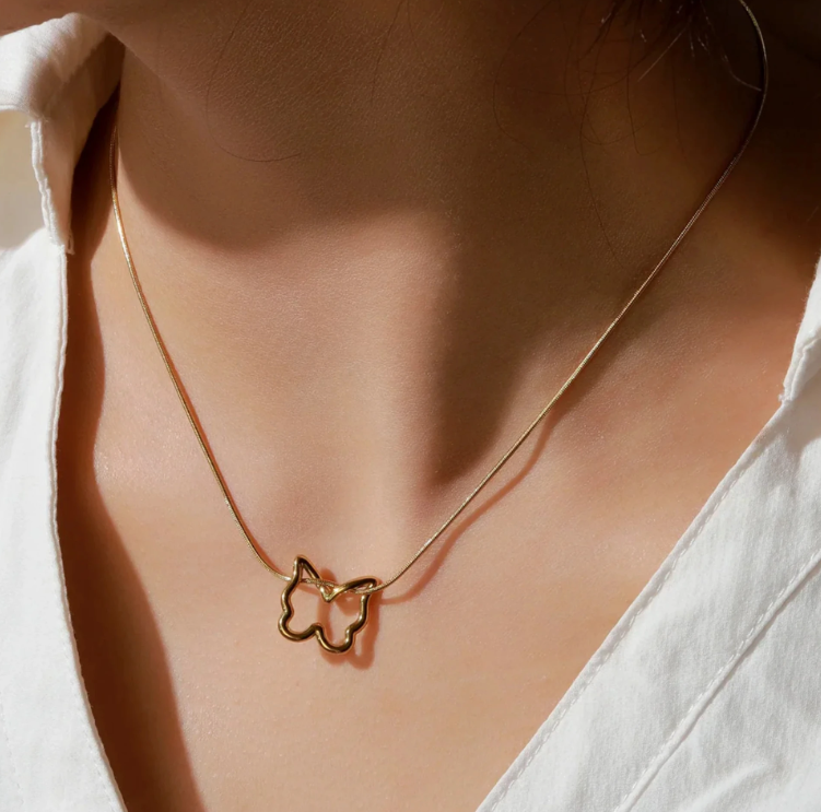 Anti Tarnish Butterfly Shaped Pendant