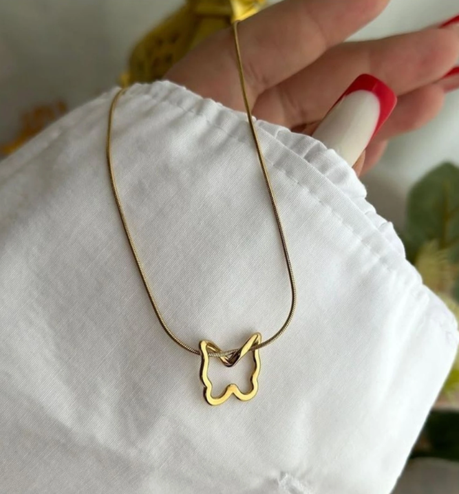 Anti Tarnish Butterfly Shaped Pendant