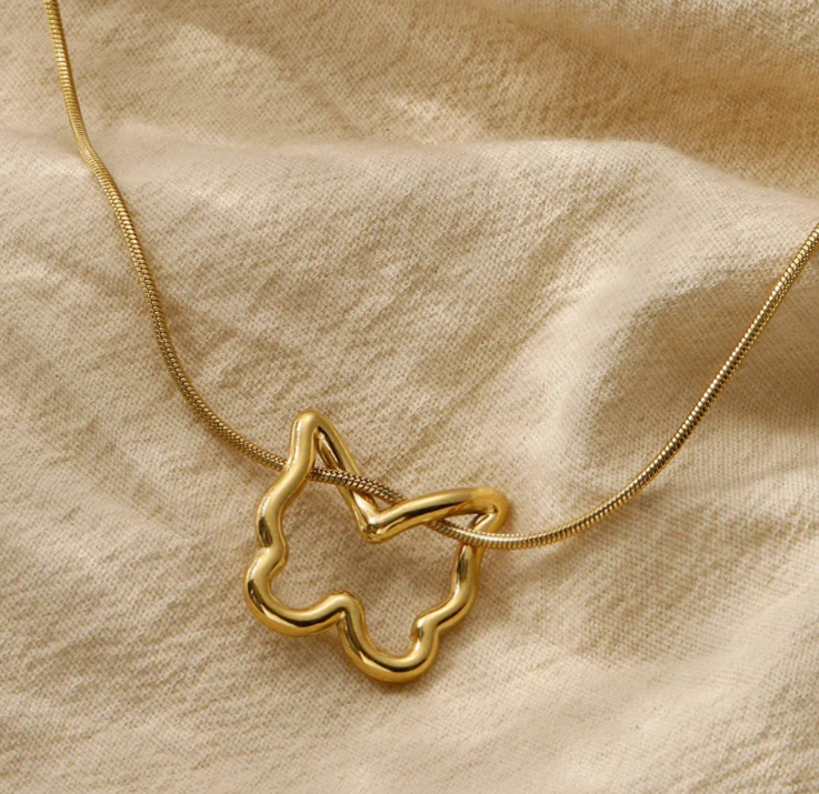 Anti Tarnish Butterfly Shaped Pendant