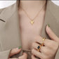 Anti Tarnish Heart Shape Pendent with Ball Chain